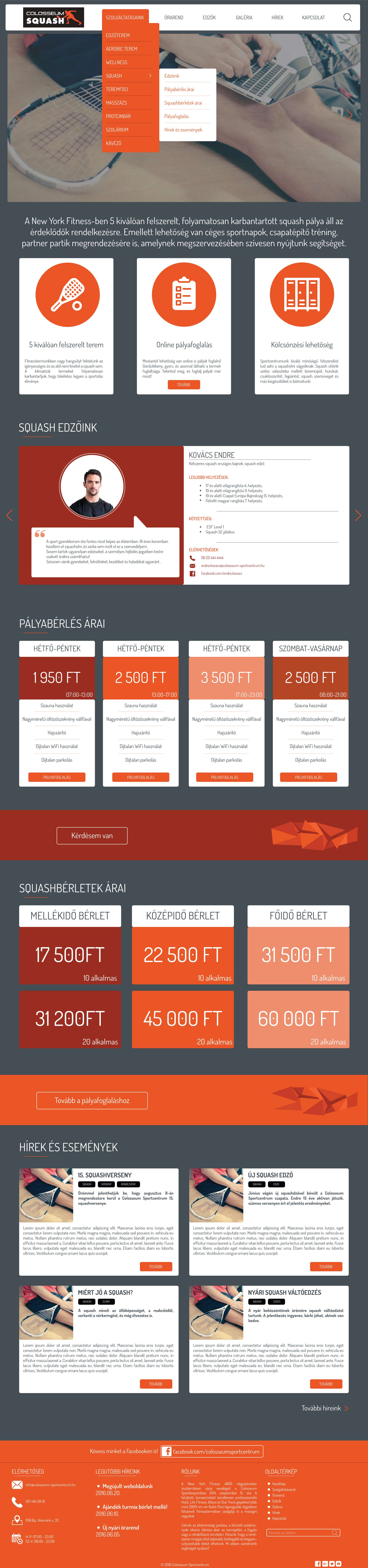Colosseum Sportcentre squash