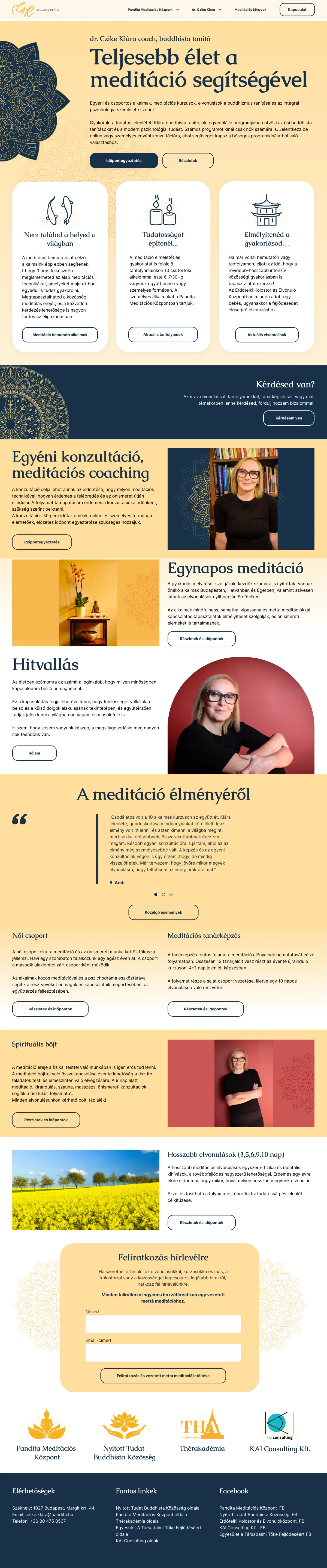webdesign weboldal készítés